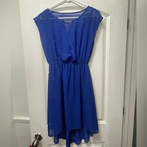 Royal blue dress